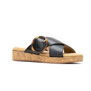 Hush Puppies Women's June Buckle Flat Slide - 7